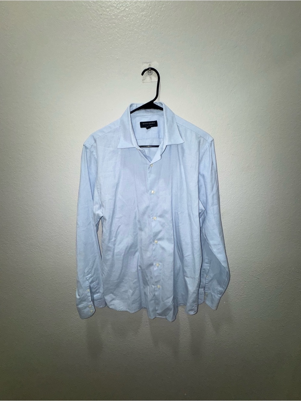 Banana Republic Light Blue Dress Shirt - Collared Button-Up
